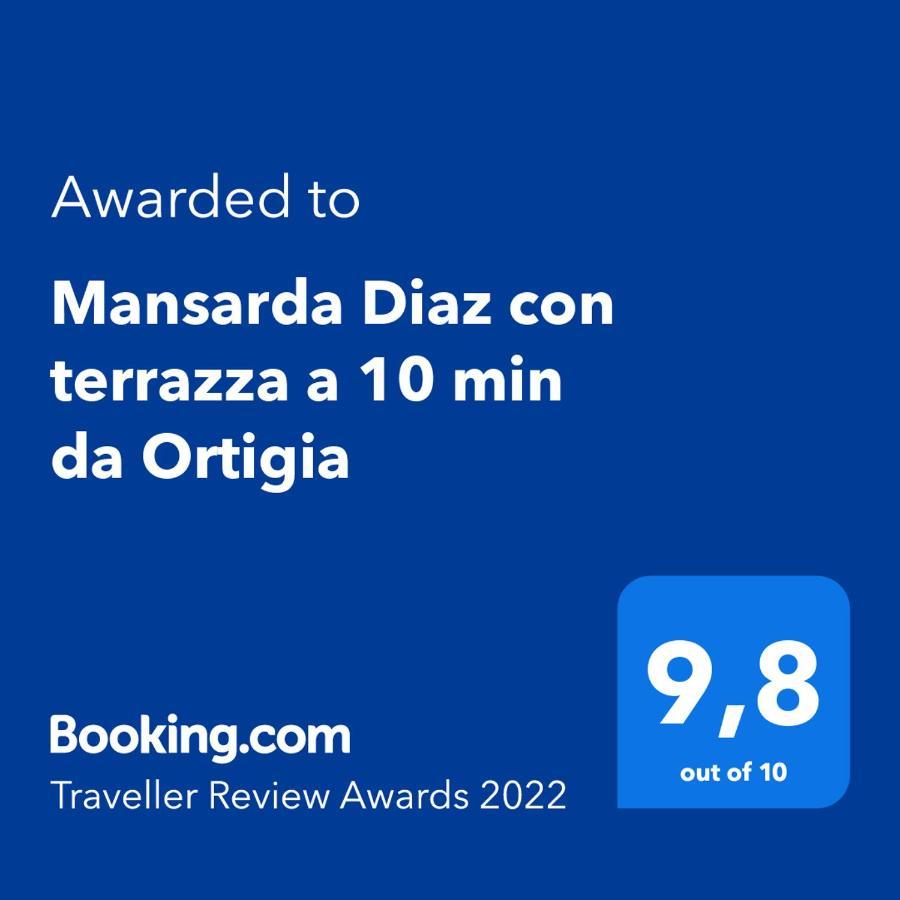 Mansarda Diaz Con Terrazza A 10 Min Da Ortigia Lägenhet Syrakusa Exteriör bild