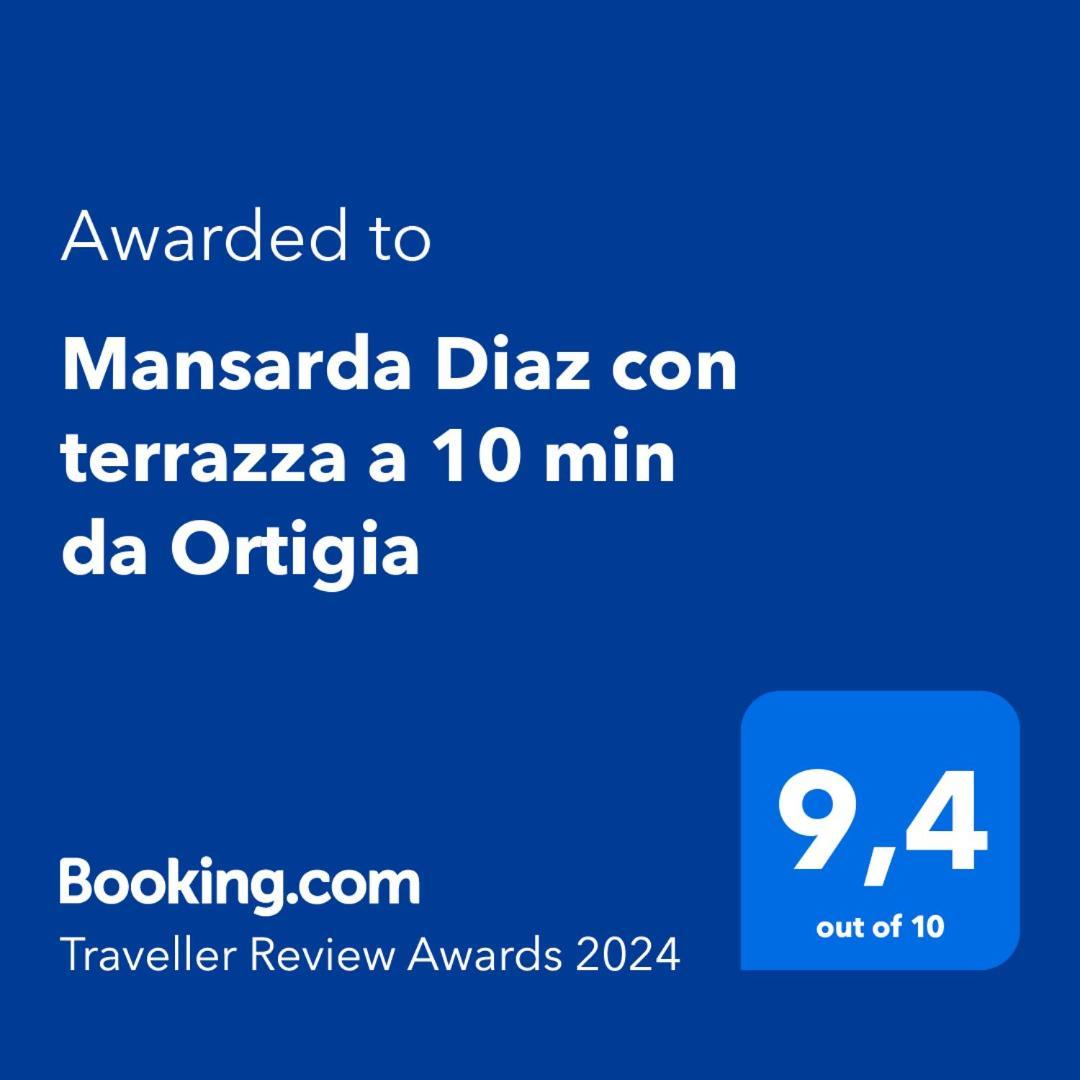 Mansarda Diaz Con Terrazza A 10 Min Da Ortigia Lägenhet Syrakusa Exteriör bild